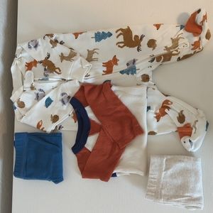 0-3 Month Pants, Onesie and Footie